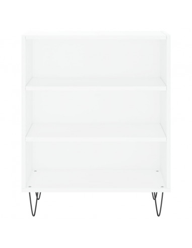 Credenza Bianca 57x35x70 cm in Legno Multistrato