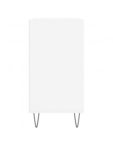 Credenza Bianca 57x35x70 cm in Legno Multistrato
