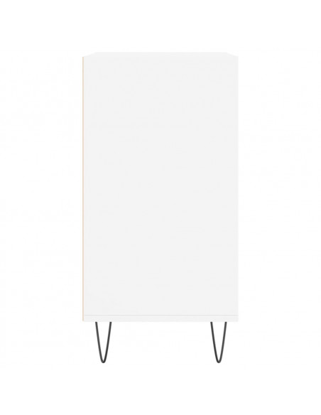 Credenza Bianca 57x35x70 cm in Legno Multistrato