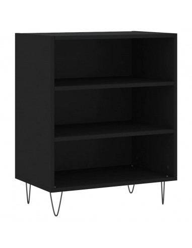 Credenza Nera 57x35x70 cm in Legno Multistrato