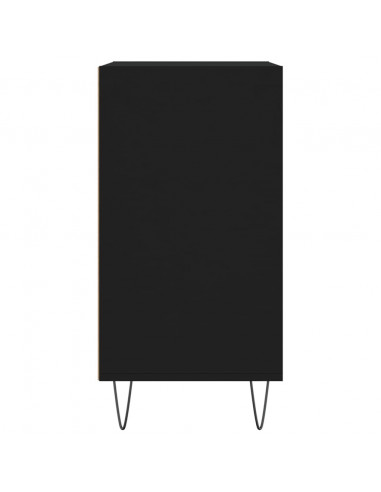 Credenza Nera 57x35x70 cm in Legno Multistrato