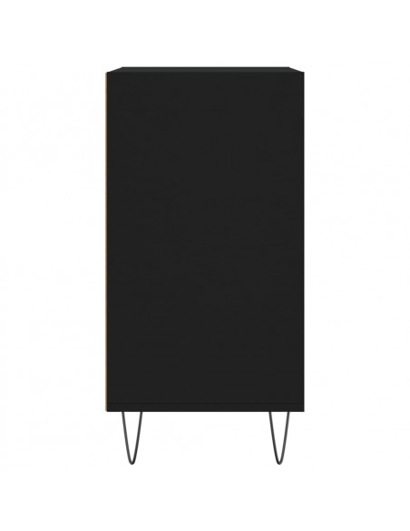 Credenza Nera 57x35x70 cm in Legno Multistrato