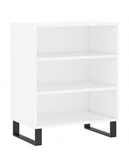 Credenza Bianca 57x35x70 cm in Legno Multistrato