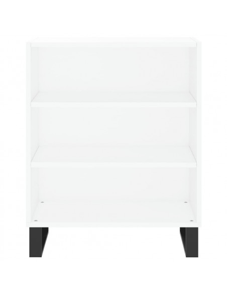 Credenza Bianca 57x35x70 cm in Legno Multistrato