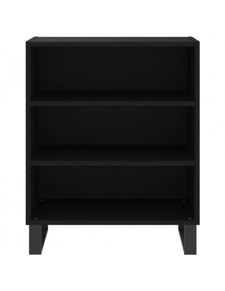 Credenza Nera 57x35x70 cm in Legno Multistrato