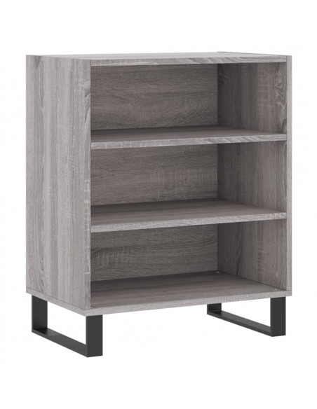 Credenza Grigio Sonoma 57x35x70 cm in Legno Multistrato