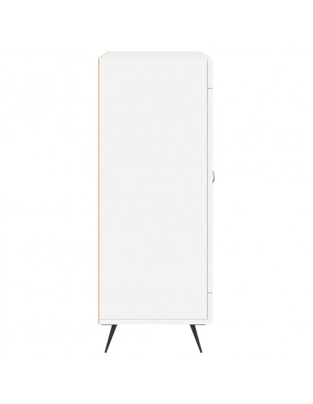 Credenza Bianca 69,5x34x90 cm in Legno Multistrato