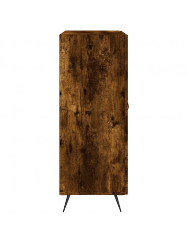 Credenza Rovere Fumo 69,5x34x90 cm in Legno Multistrato