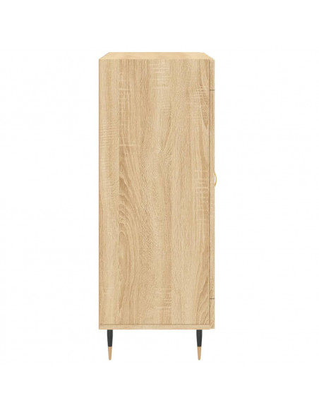 Credenza Rovere Sonoma 69,5x34x90 cm in Legno Multistrato