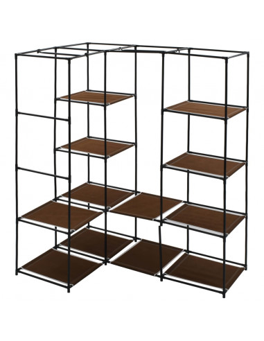 Armadio Angolare Marrone 130x87x169 cm