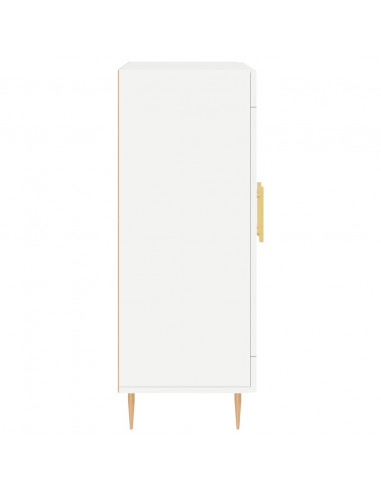 Credenza Bianca 69,5x34x90 cm in Legno Multistrato