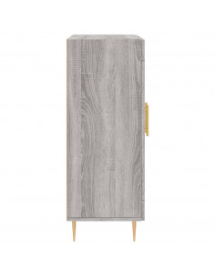 Credenza Grigio Sonoma 69,5x34x90 cm in Legno Multistrato 2
