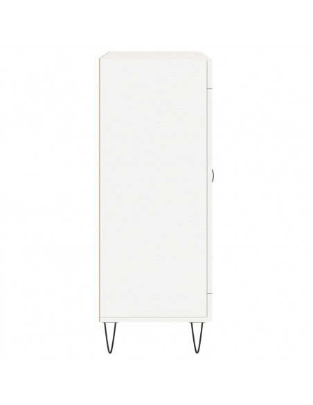 Credenza Bianca 69,5x34x90 cm in Legno Multistrato