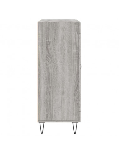 Credenza Grigio Sonoma 69,5x34x90 cm in Legno Multistrato