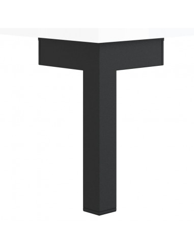 Credenza 69,5x34x90 cm in Legno Multistrato Bianco Lucido