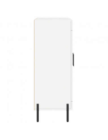 Credenza Bianca 69,5x34x90 cm in Legno Multistrato