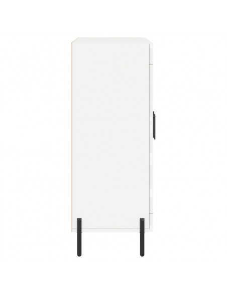 Credenza Bianca 69,5x34x90 cm in Legno Multistrato