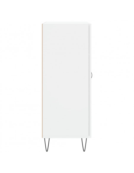 Credenza Bianca 69,5x34x90 cm in Legno Multistrato