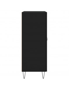 Credenza Nera 69,5x34x90 cm in Legno Multistrato 2