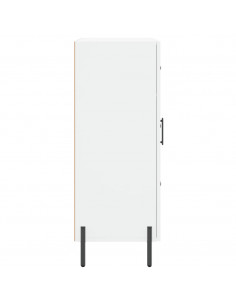 Credenza Bianca 69,5x34x90 cm in Legno Multistrato 2