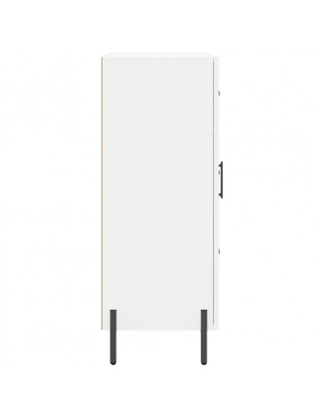 Credenza Bianca 69,5x34x90 cm in Legno Multistrato