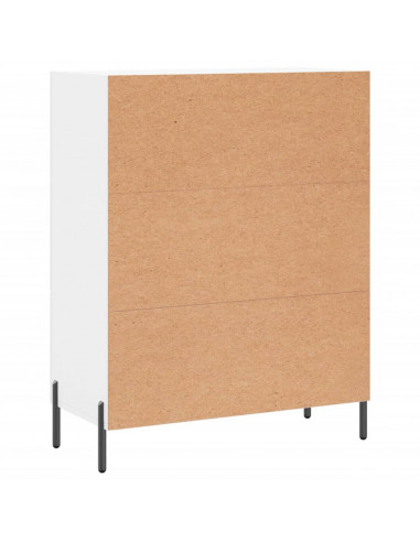 Credenza Bianca 69,5x34x90 cm in Legno Multistrato
