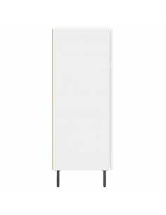 Credenza Bianca 69,5x34x90 cm in Legno Multistrato 2
