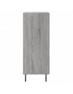 Credenza Grigio Sonoma 69,5x34x90 cm in Legno Multistrato 2