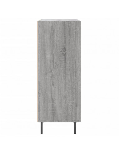 Credenza Grigio Sonoma 69,5x34x90 cm in Legno Multistrato