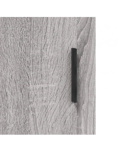 Credenza Grigio Sonoma 69,5x34x90 cm in Legno Multistrato