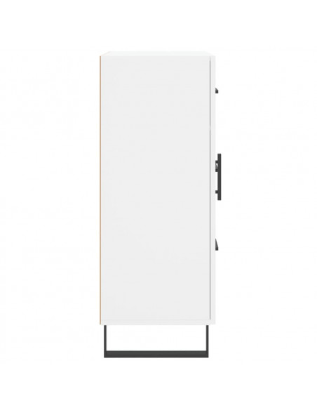 Credenza Bianca 69,5x34x90 cm in Legno Multistrato