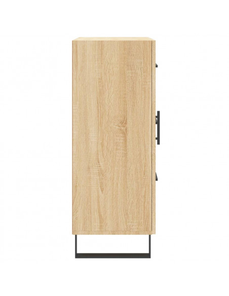 Credenza Rovere Sonoma 69,5x34x90 cm in Legno Multistrato