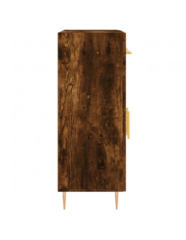 Credenza Rovere Fumo 69,5x34x90 cm in Legno Multistrato