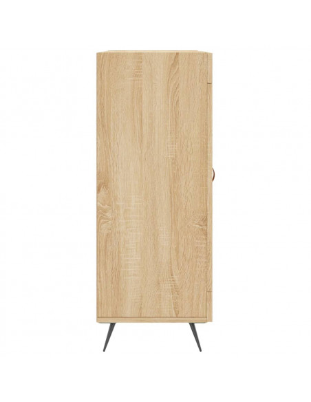 Credenza Rovere Sonoma 69,5x34x90 cm in Legno Multistrato