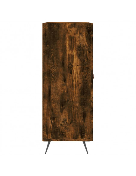 Credenza Rovere Fumo 69,5x34x90 cm in Legno Multistrato