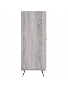 Credenza Grigio Sonoma 69,5x34x90 cm in Legno Multistrato 2