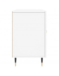 Credenza Bianca 100x36x60 cm in Legno Multistrato 2