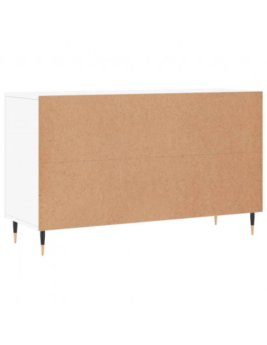 Credenza Bianca 100x36x60 cm in Legno Multistrato