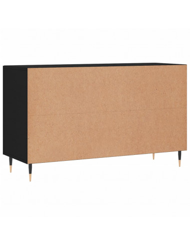 Credenza Nera 100x36x60 cm in Legno Multistrato