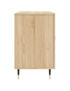Credenza Rovere Sonoma 100x36x60 cm in Legno Multistrato 2