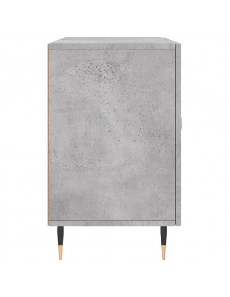 Credenza Grigio Cemento 100x36x60 cm in Legno Multistrato
