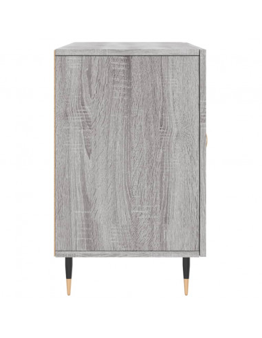 Credenza Grigio Sonoma 100x36x60 cm in Legno Multistrato