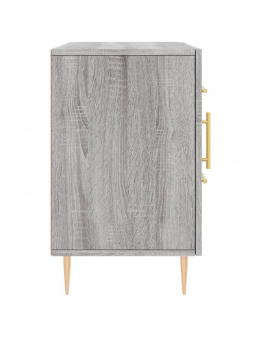 Credenza Grigio Sonoma 100x36x60 cm in Legno Multistrato