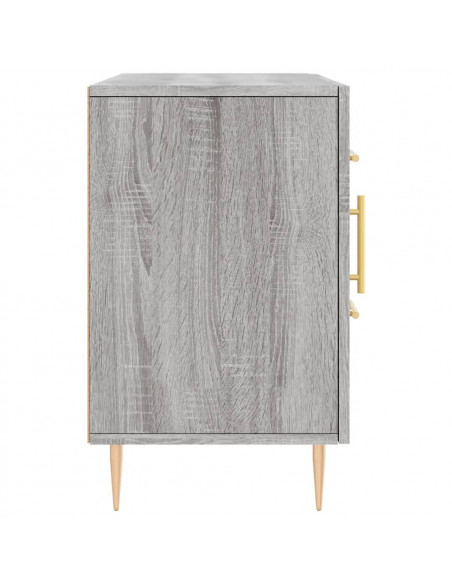Credenza Grigio Sonoma 100x36x60 cm in Legno Multistrato