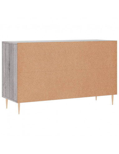 Credenza Grigio Sonoma 100x36x60 cm in Legno Multistrato
