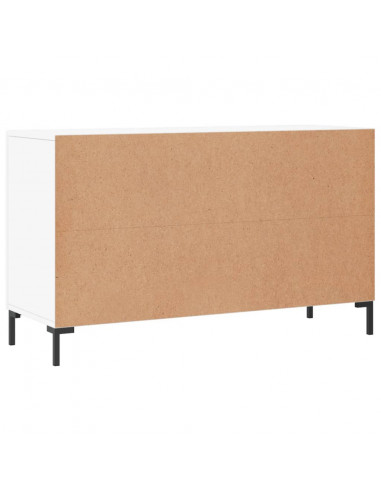 Credenza Bianca 100x36x60 cm in Legno Multistrato