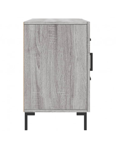 Credenza Grigio Sonoma 100x36x60 cm in Legno Multistrato