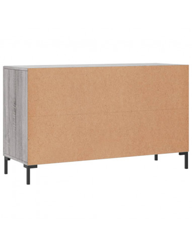 Credenza Grigio Sonoma 100x36x60 cm in Legno Multistrato