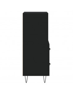 Credenza Nero 34,5x34x90 cm in Legno Multistrato 2