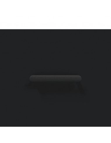 Credenza Nero 34,5x34x90 cm in Legno Multistrato